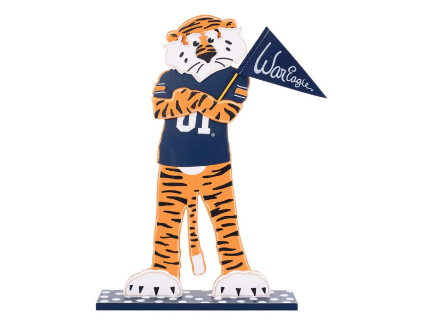 Aubie Mascot Wooden Tabletop