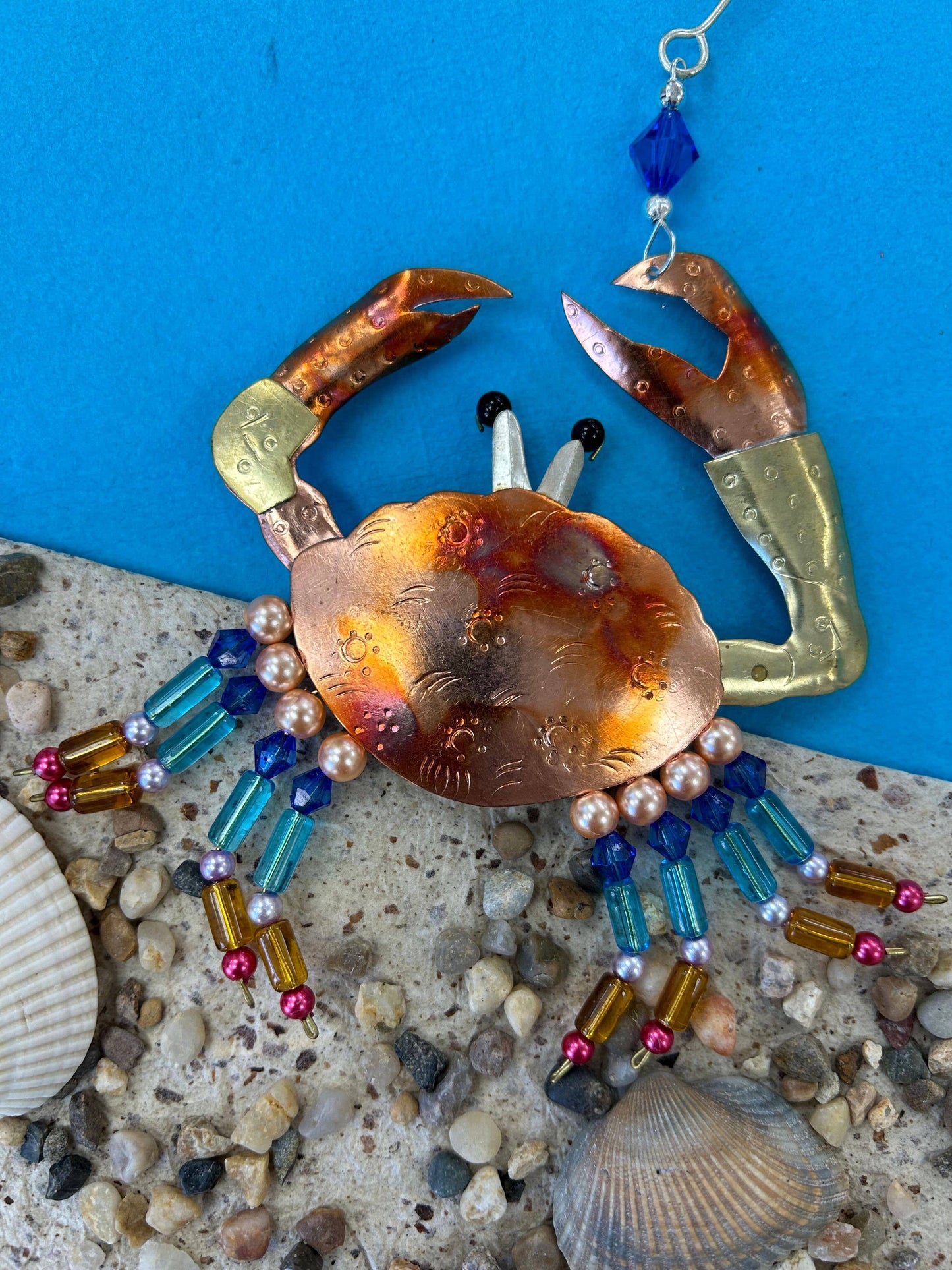 Colorful Crab Ornament
