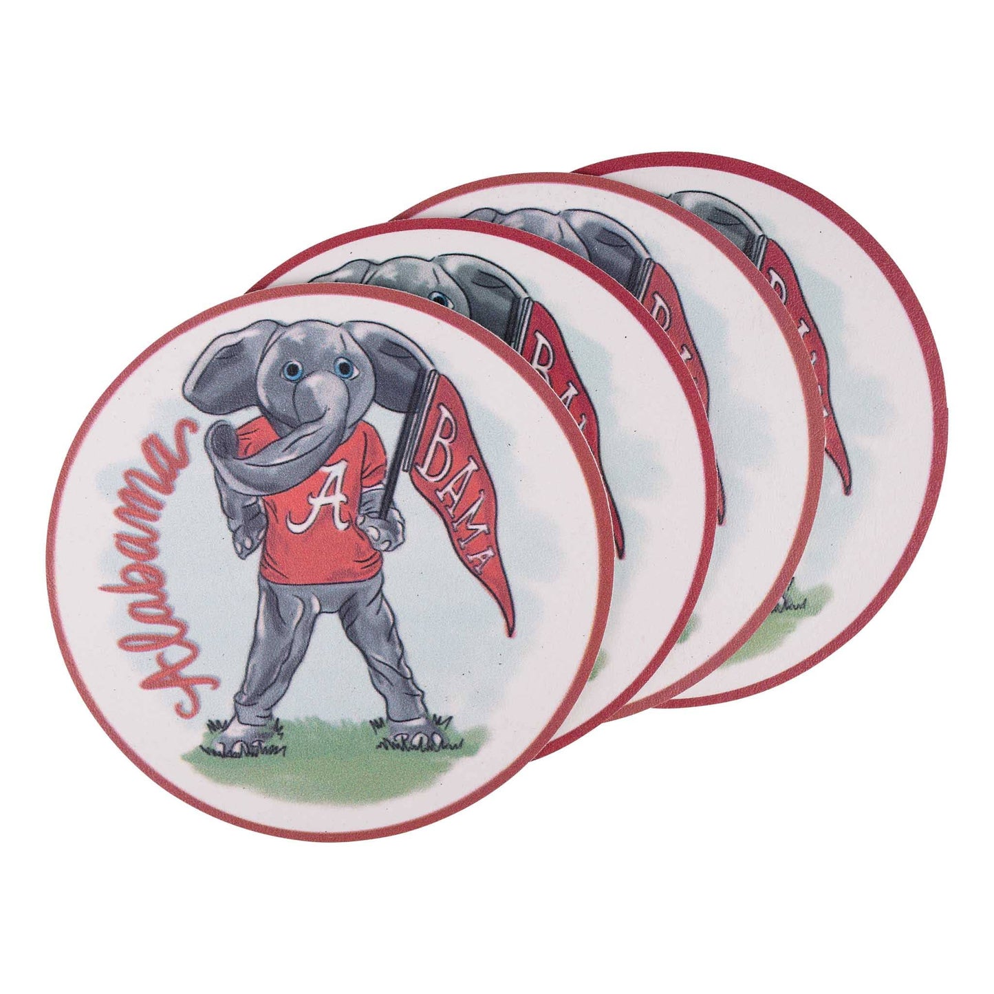 Alabama Mascot Coaster Set/4