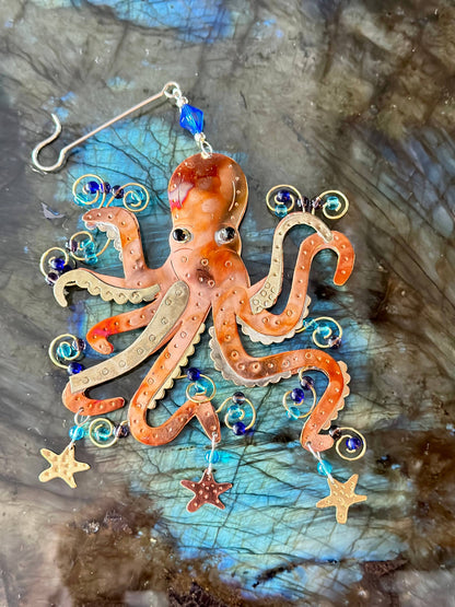 Octavian Octopus Ornament