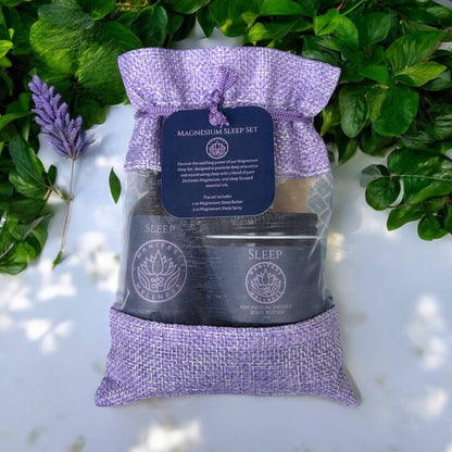 Magnesium Sleep Set with Magnesium Infused Body Butter & Oil