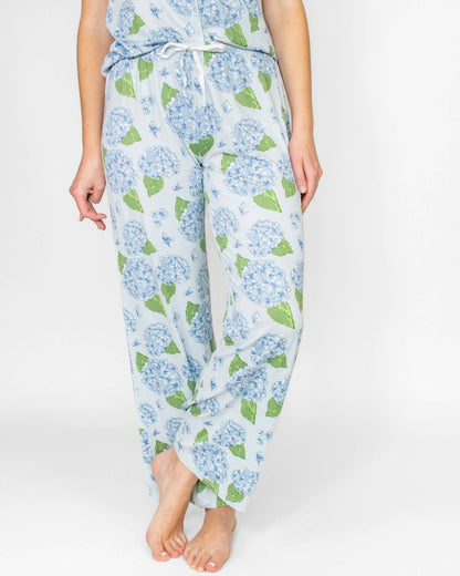 Hydrangea Sleep Pants   Illusion/Blue/Green   -Asst.: Medium