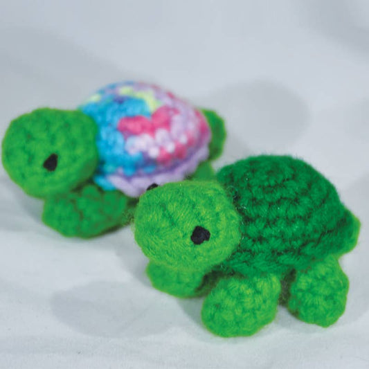 Eco-Friendly Handcrafted Plush Turtles: Hand Knitted Turtles 3"