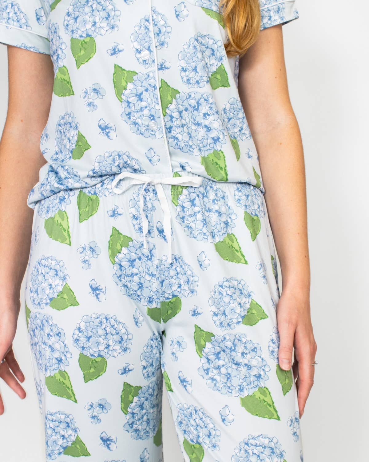 Hydrangea Sleep Pants   Illusion/Blue/Green   -Asst.: Medium