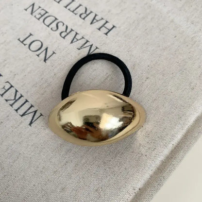 Gold Metal Hair Tie Hair Accessory Hair Band: 7