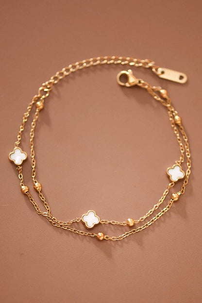 18K Gold Plated Waterproof Stainless Steel Chain Bracelet - 7710: S0OX3T7710