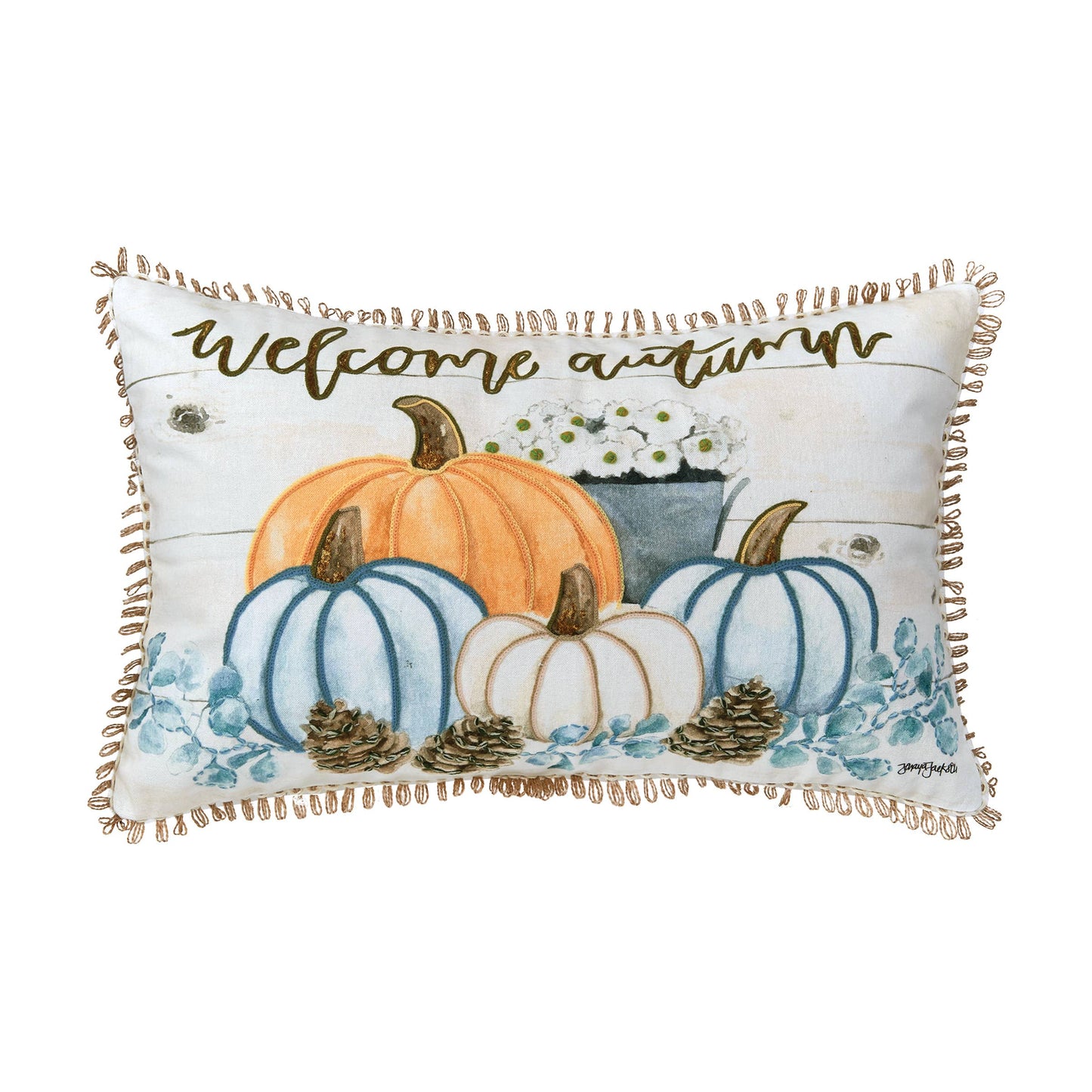 SALE Fall/Harvest Welcome Autumn Throw Pillow