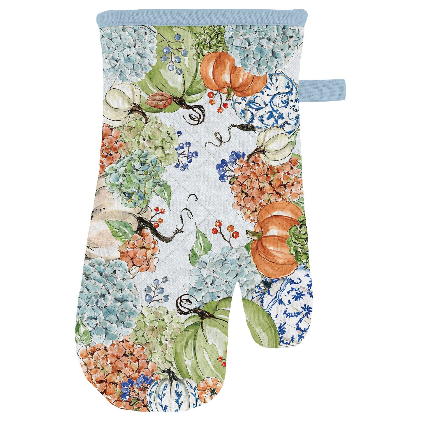 Fall Hydrangea Cotton Oven Mitt Rosanne Beck Autumn