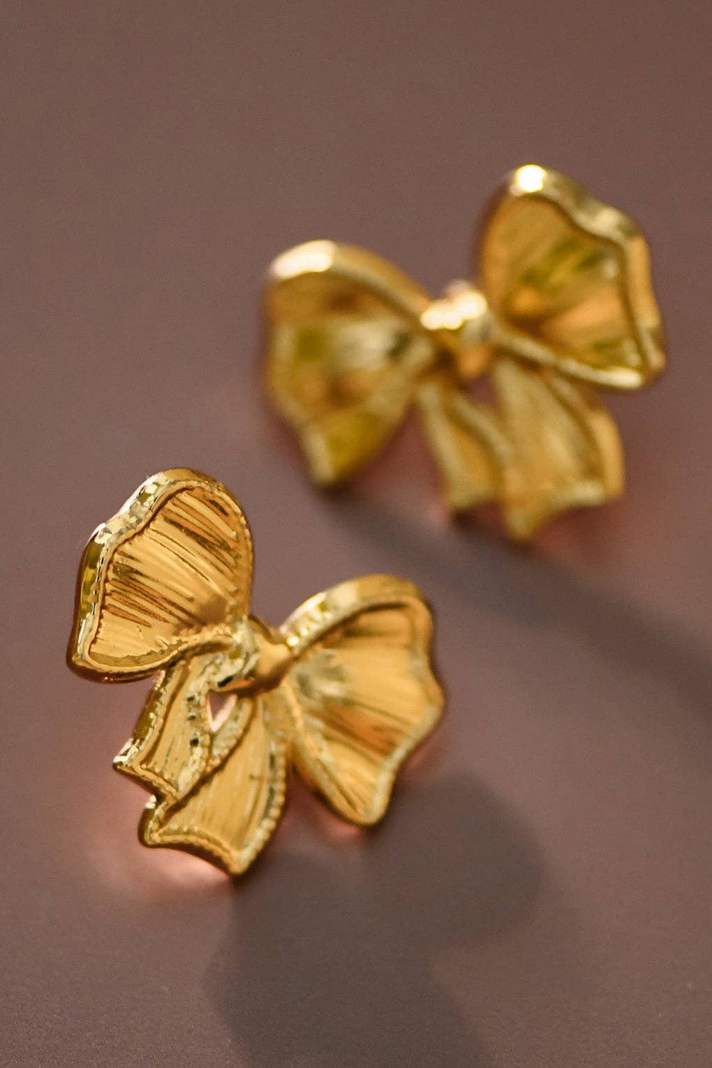 18K Gold Plated Waterproof Stainless Steel Stud Earrings - 7541: S0OX3T7541