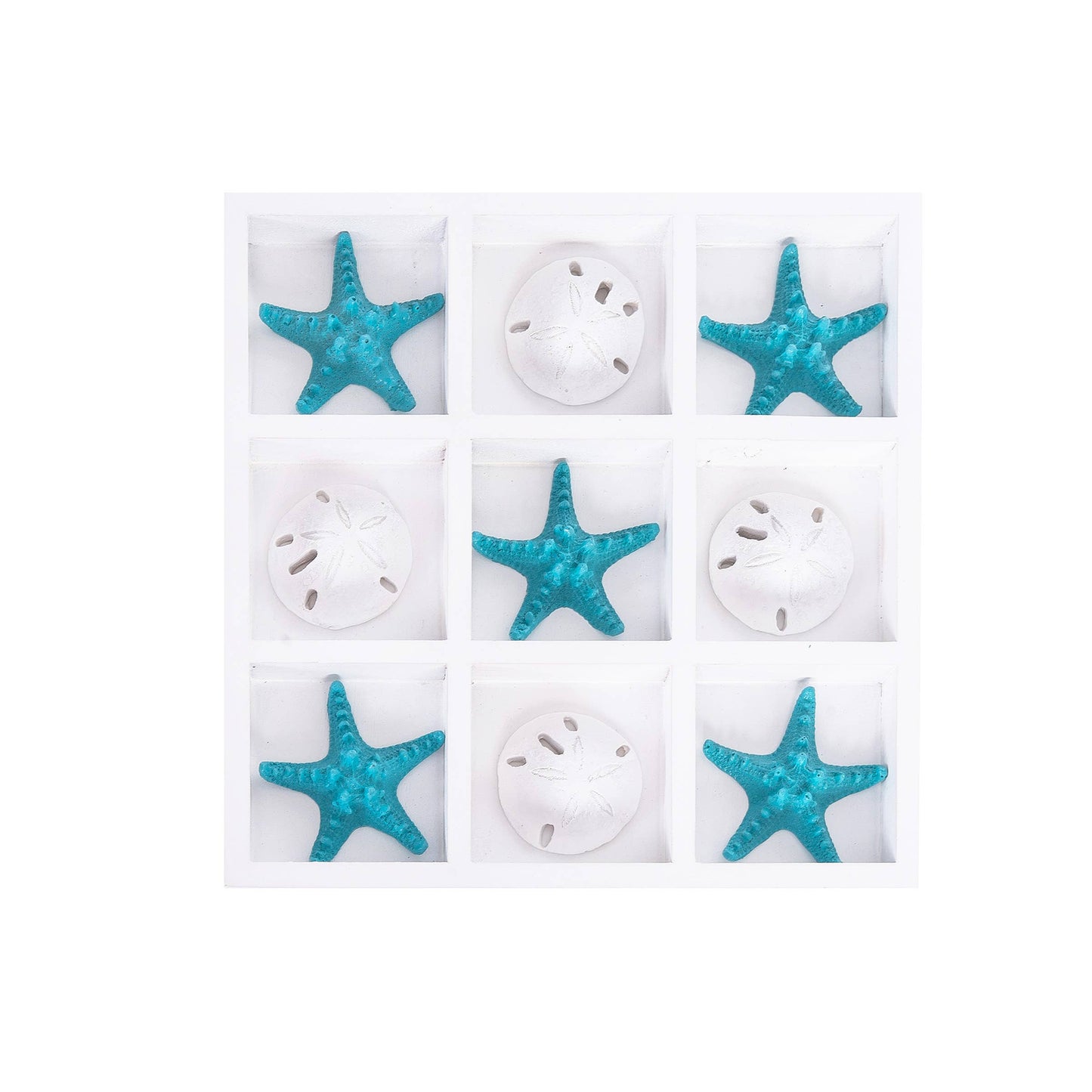 Sea Star & Sand Dollar Tic-Tak-Toe Board Game