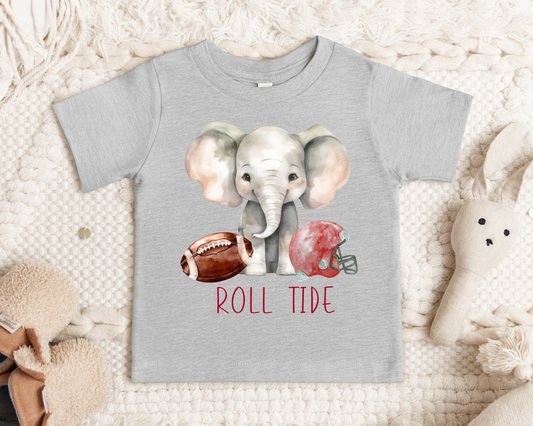 Alabama Baby/Toddler Boy Shirt: Gray / 6-12 month onesie