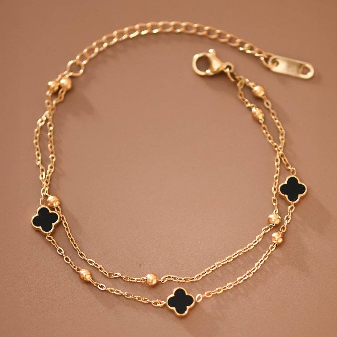 18K Gold Plated Waterproof Stainless Steel Chain Bracelet - 7717: S0OX3T7717