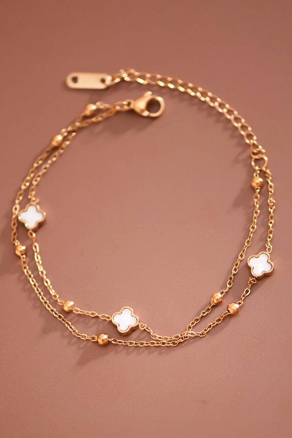 18K Gold Plated Waterproof Stainless Steel Chain Bracelet - 7710: S0OX3T7710