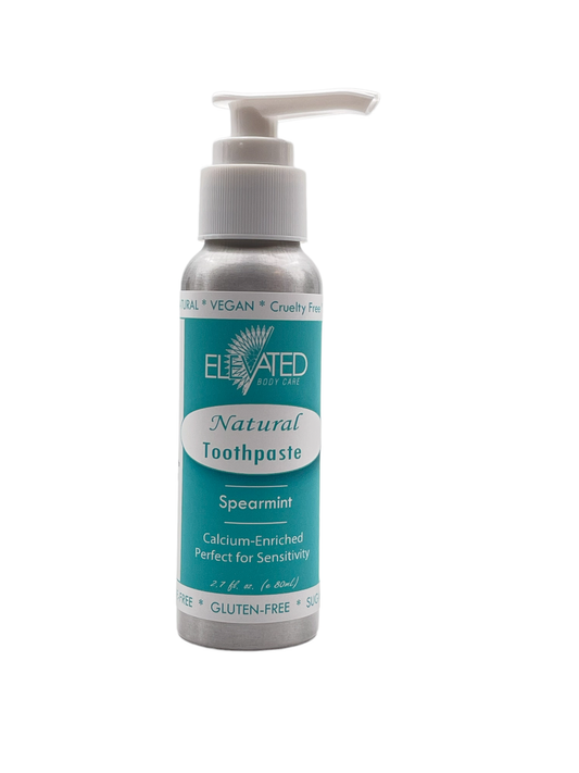 ELEVATED - Xylitol Natural Toothpaste - w/ PUMP: Spearmint