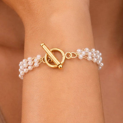 18K Gold Plated Waterproof Stainless Steel Chain Bracelet - 7561: S0OX3T7561