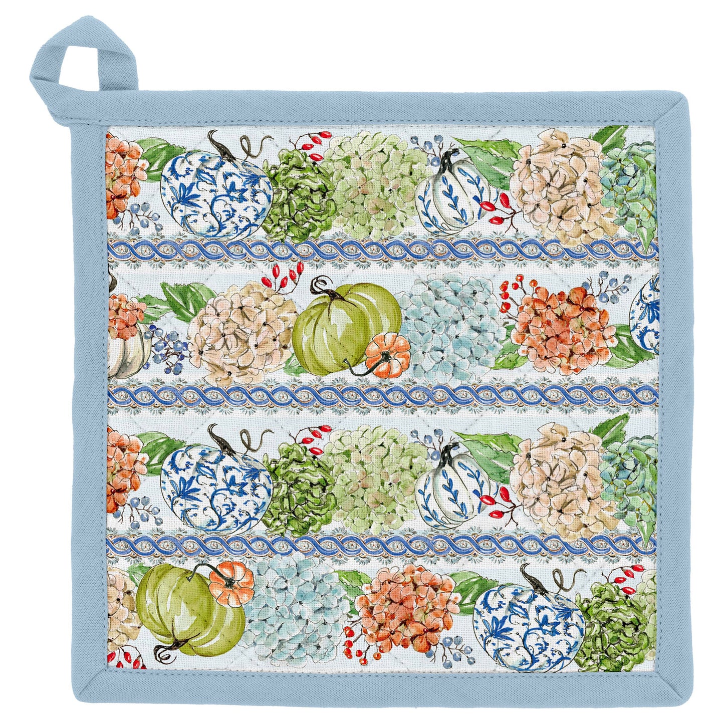 Fall Hydrangea Cotton Pot Holder Rosanne Beck Autumn
