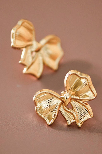 18K Gold Plated Waterproof Stainless Steel Stud Earrings - 7541: S0OX3T7541