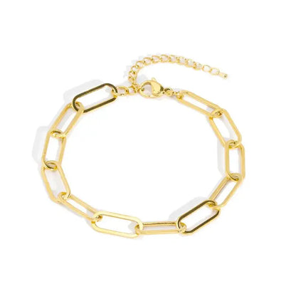 18K Gold Plated Copper Pearl and Gold Beaded Ball Bracelet: Gold Bead Only