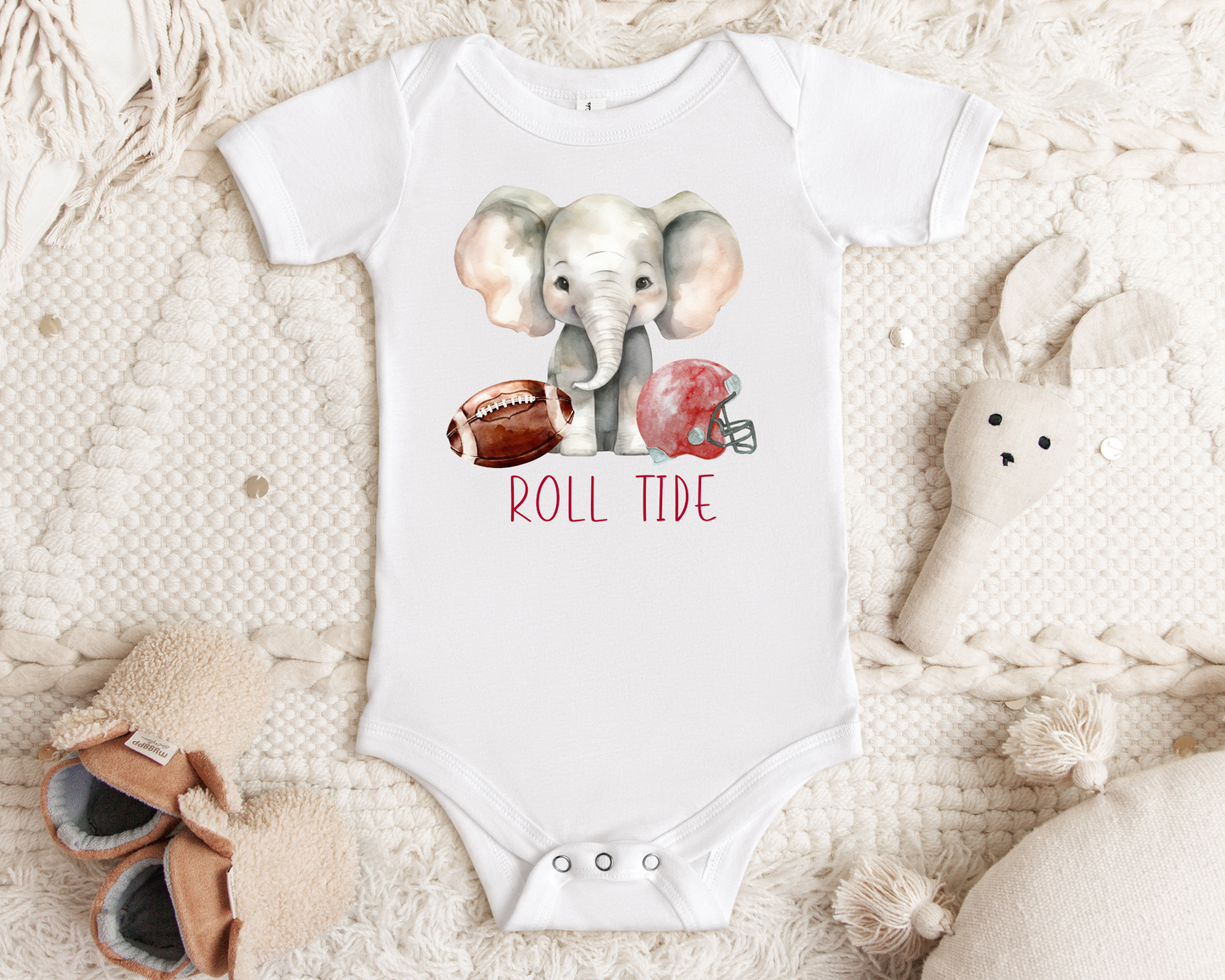 Alabama Baby/Toddler Boy Shirt: Gray / 6-12 month onesie