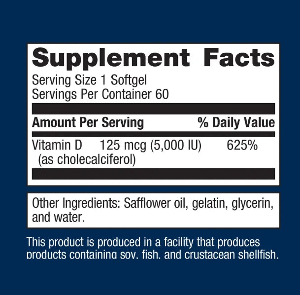 Vitamin D3 5000 Metagenics