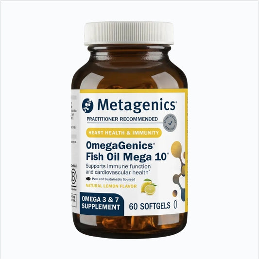 OmegaGenics Fish Oil Mega 10 Metagenics