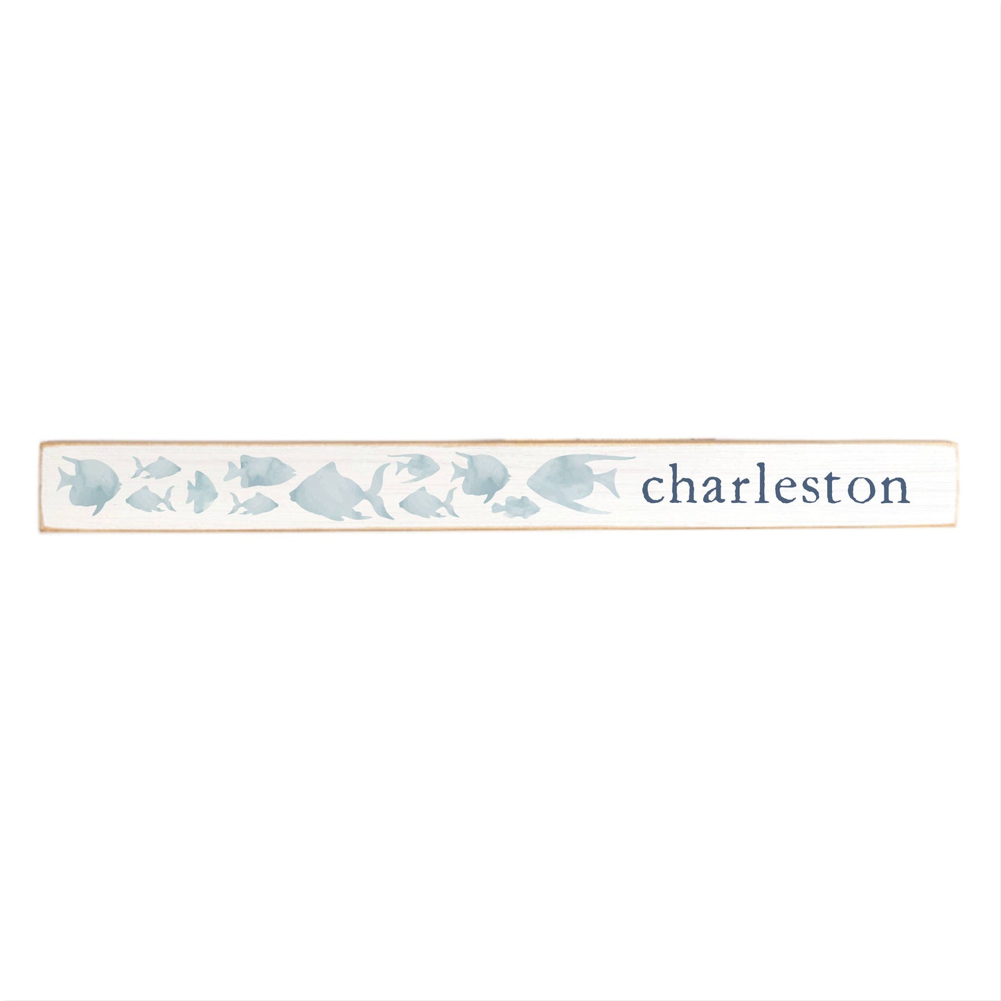 Fish Personalized Skinny Sign | Coastal Wooden Decor