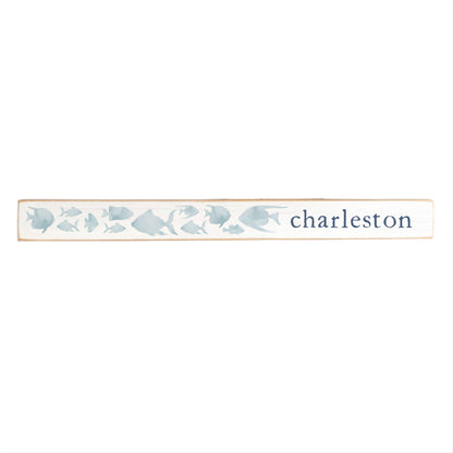 Fish Personalized Skinny Sign | Coastal Wooden Decor