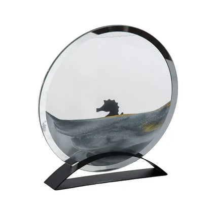 Seahorse Round Sand Art