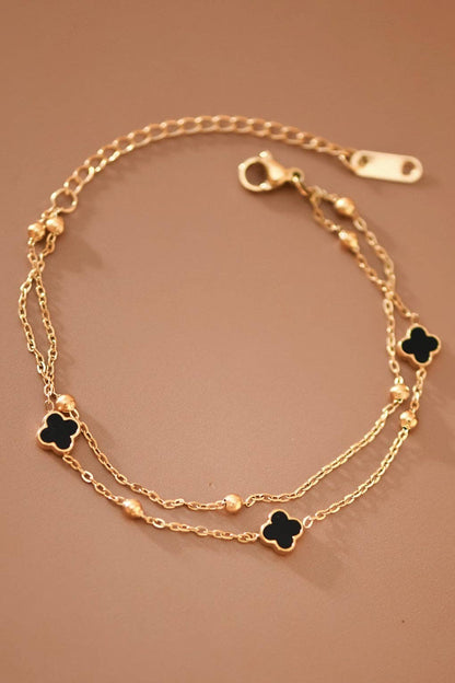 18K Gold Plated Waterproof Stainless Steel Chain Bracelet - 7717: S0OX3T7717