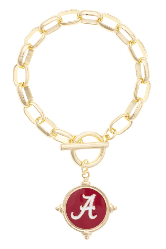 Alabama Crimson Tide Logo Intaglio Bracelet