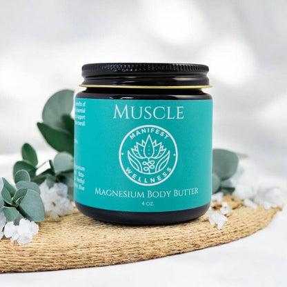 Magnesium Muscle Body Butter Organic Butters & Soothing Oils