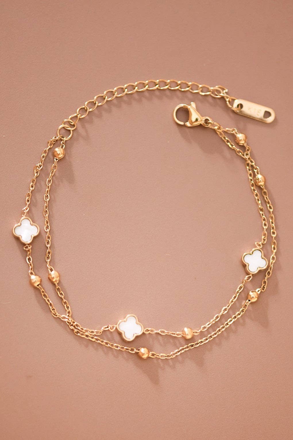 18K Gold Plated Waterproof Stainless Steel Chain Bracelet - 7710: S0OX3T7710
