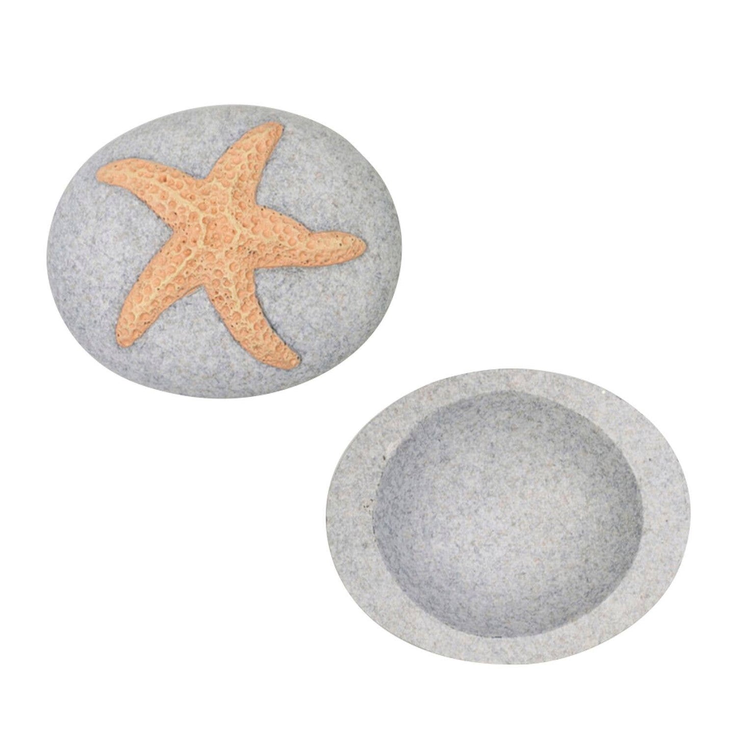 SALE Pebble Box With Starfish