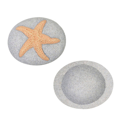 SALE Pebble Box With Starfish