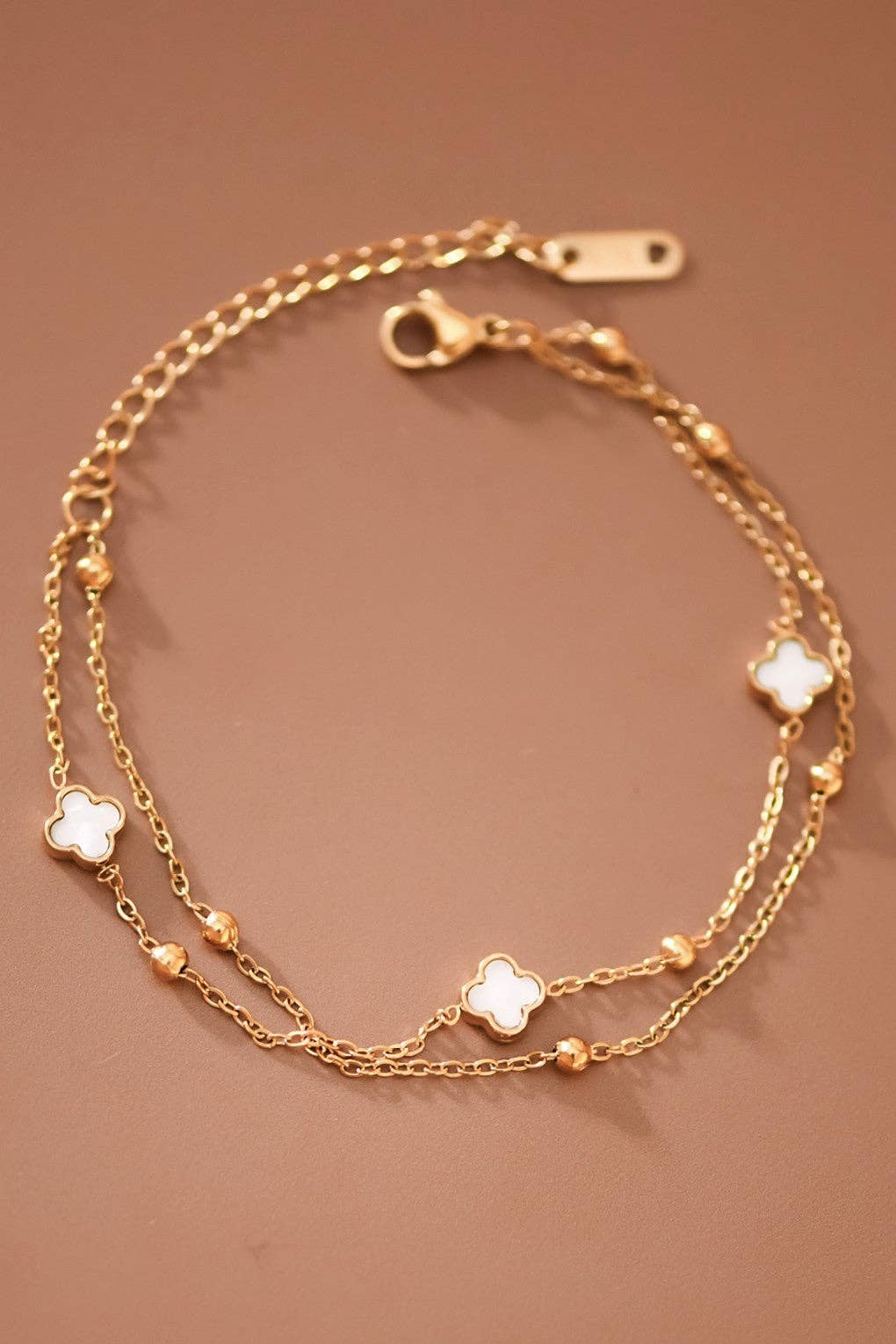 18K Gold Plated Waterproof Stainless Steel Chain Bracelet - 7710: S0OX3T7710