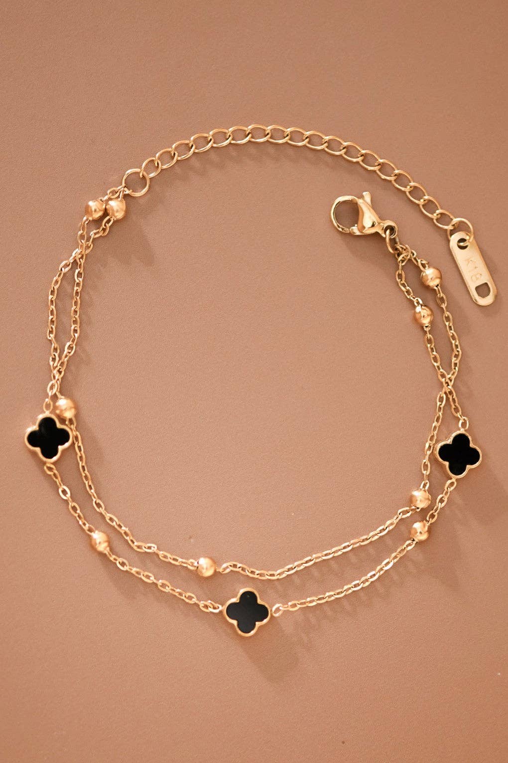 18K Gold Plated Waterproof Stainless Steel Chain Bracelet - 7717: S0OX3T7717