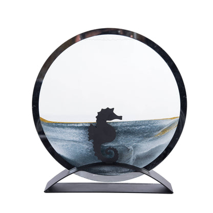 Seahorse Round Sand Art